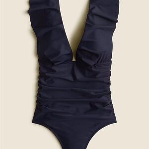 J. Crew Deep Navy Women's One Piece Swimsuit